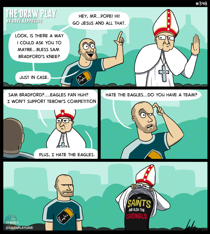 I assume the Pope hates the Titans, since they are Greek Gods. 