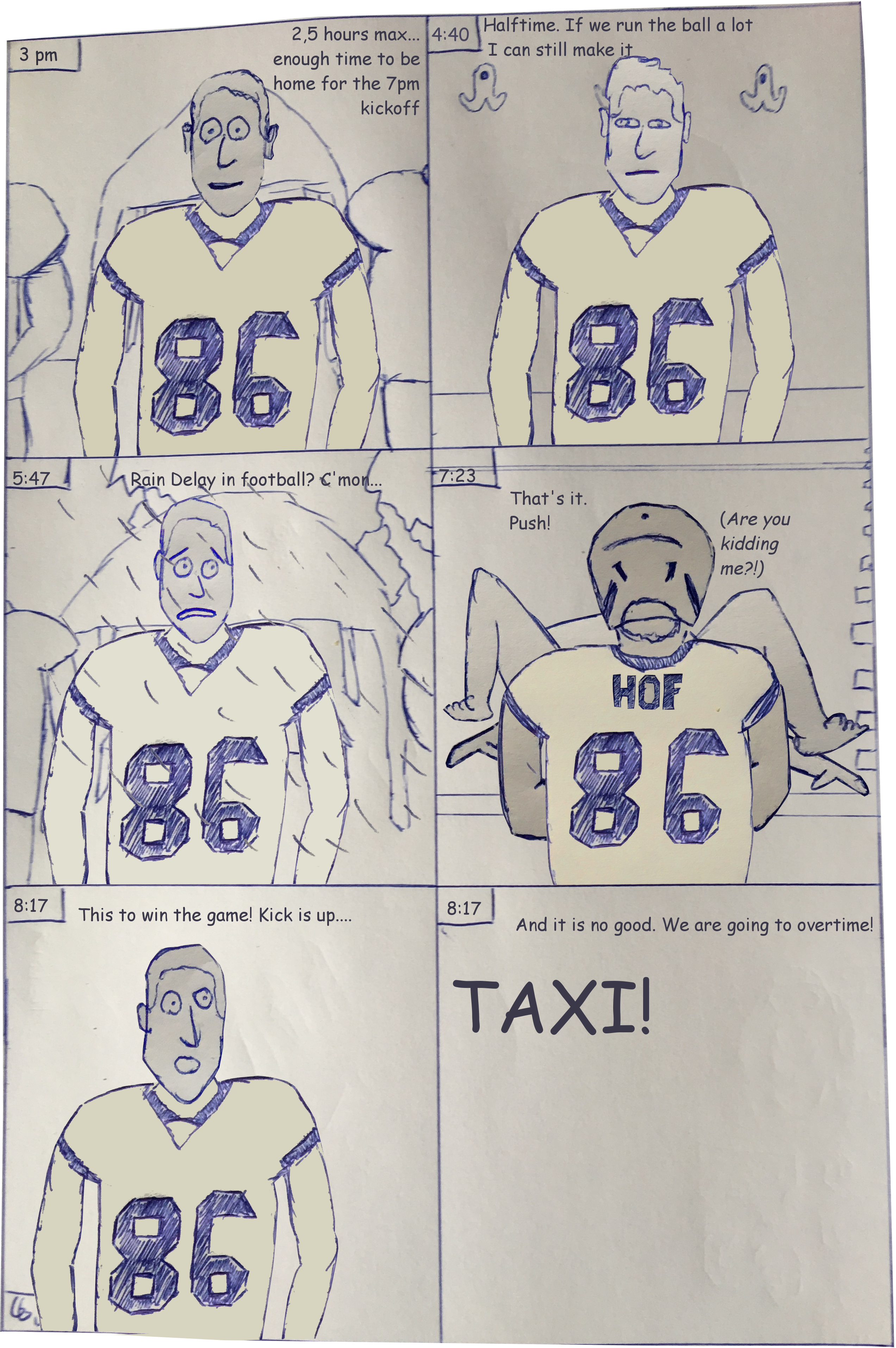 Missing the Steelers – Guest Comic by Leon Häfner