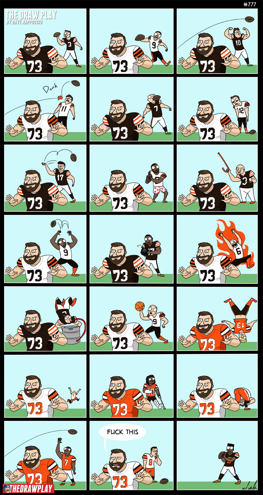 If you could grow the perfect left tackle in a lab, it would be Joe Thomas. But that would be kinda creepy. 