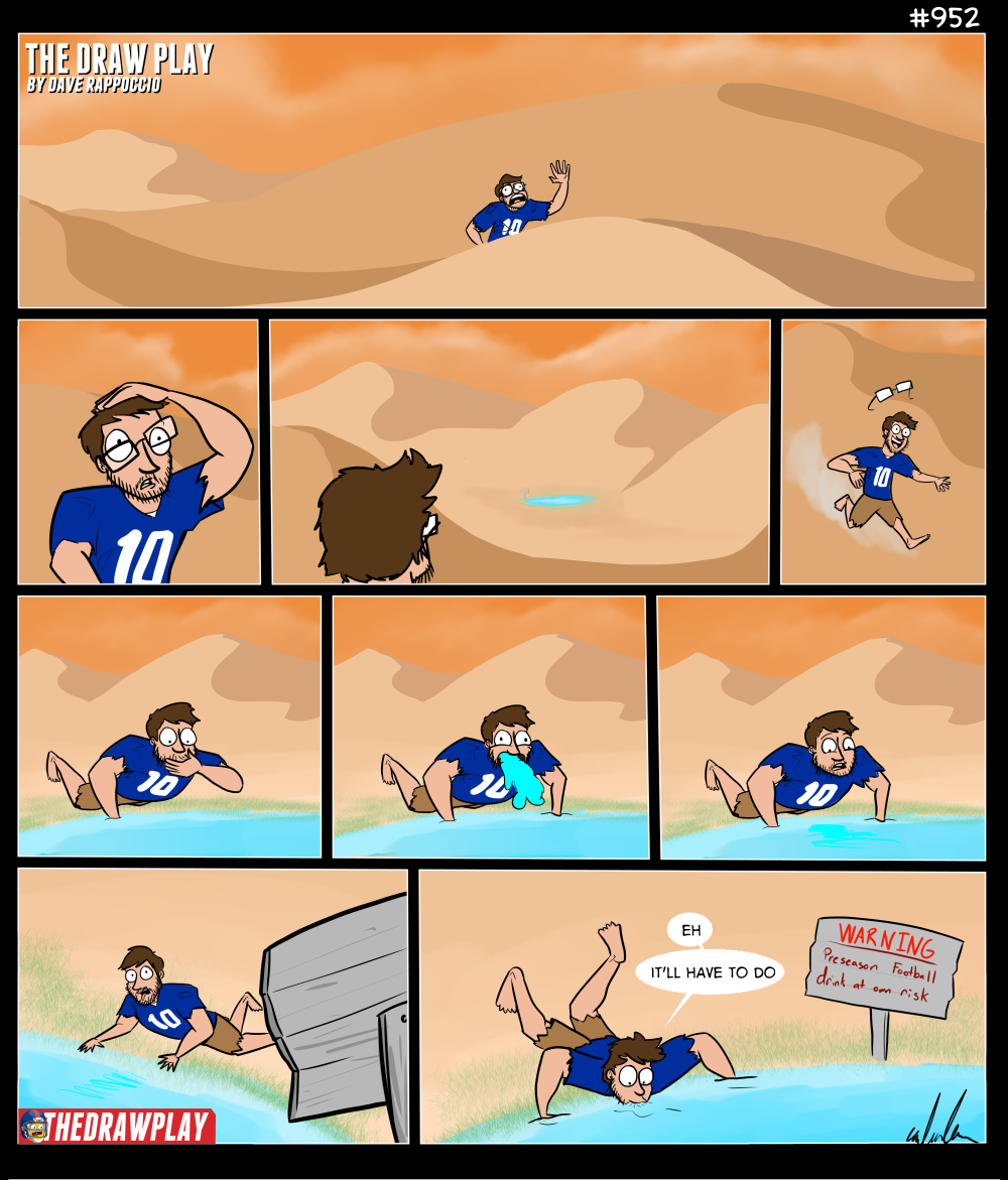 THE ANNUAL PRESEASON SUCKS COMIC! WE'RE GETTING CLOSE!