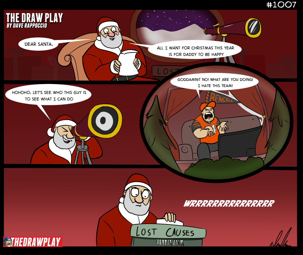 Santa watches a lot of people doing it through that scope the rest of the year