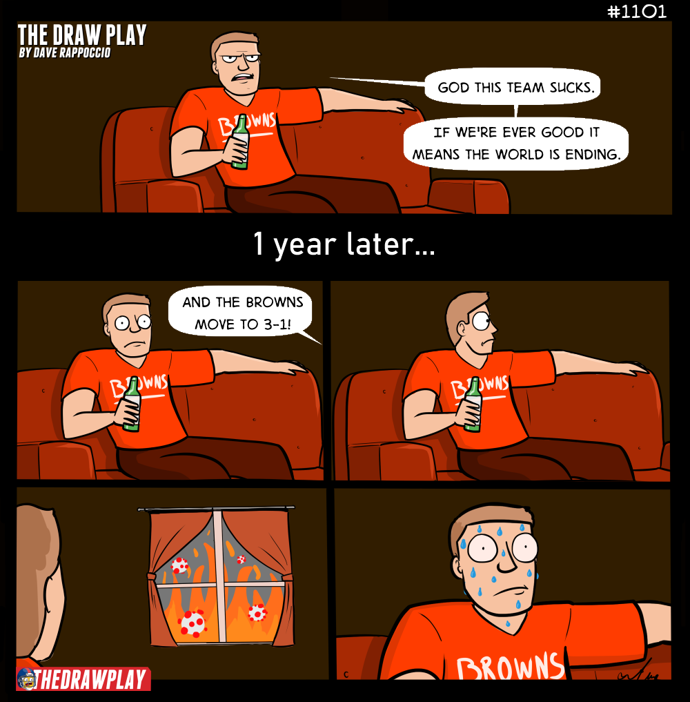 *Entire Browns team catches Covid*
