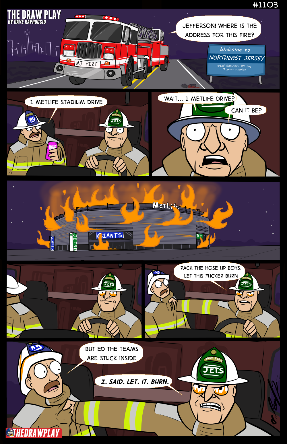 Fireman Ed's been burned there too many times