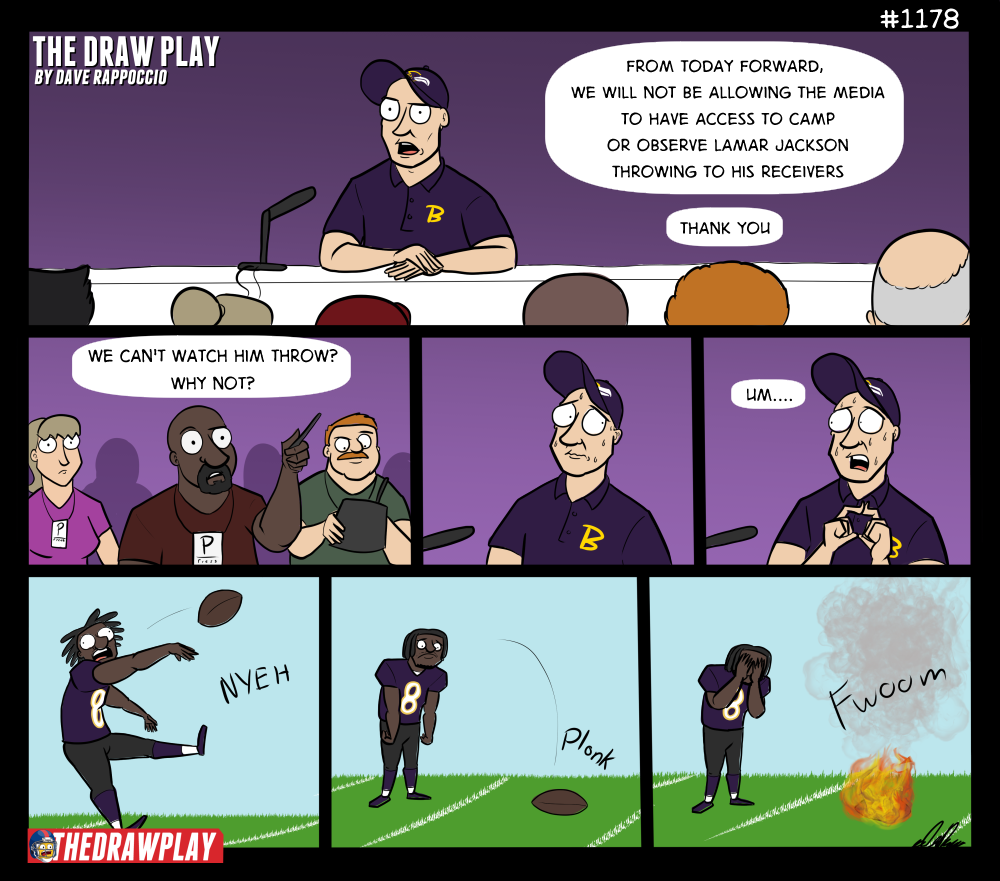Lamar's passes go to a different receiver. Who goes to a different school. In Canada. And works for Nintendo. 