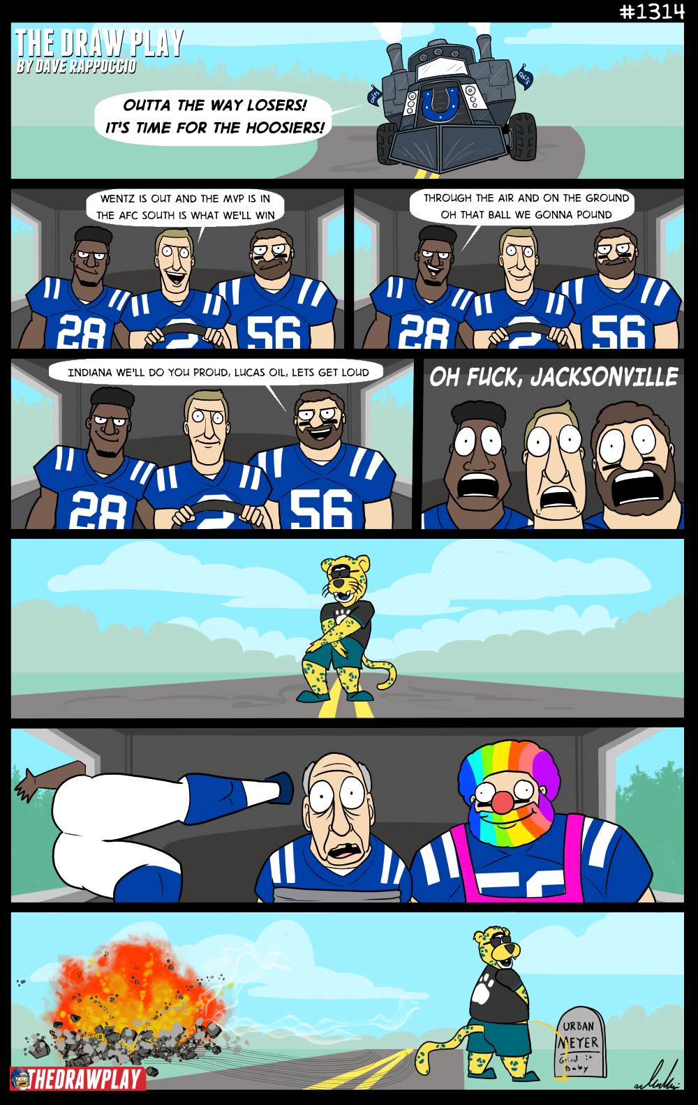 they only crashed because Jim Irsay was driving