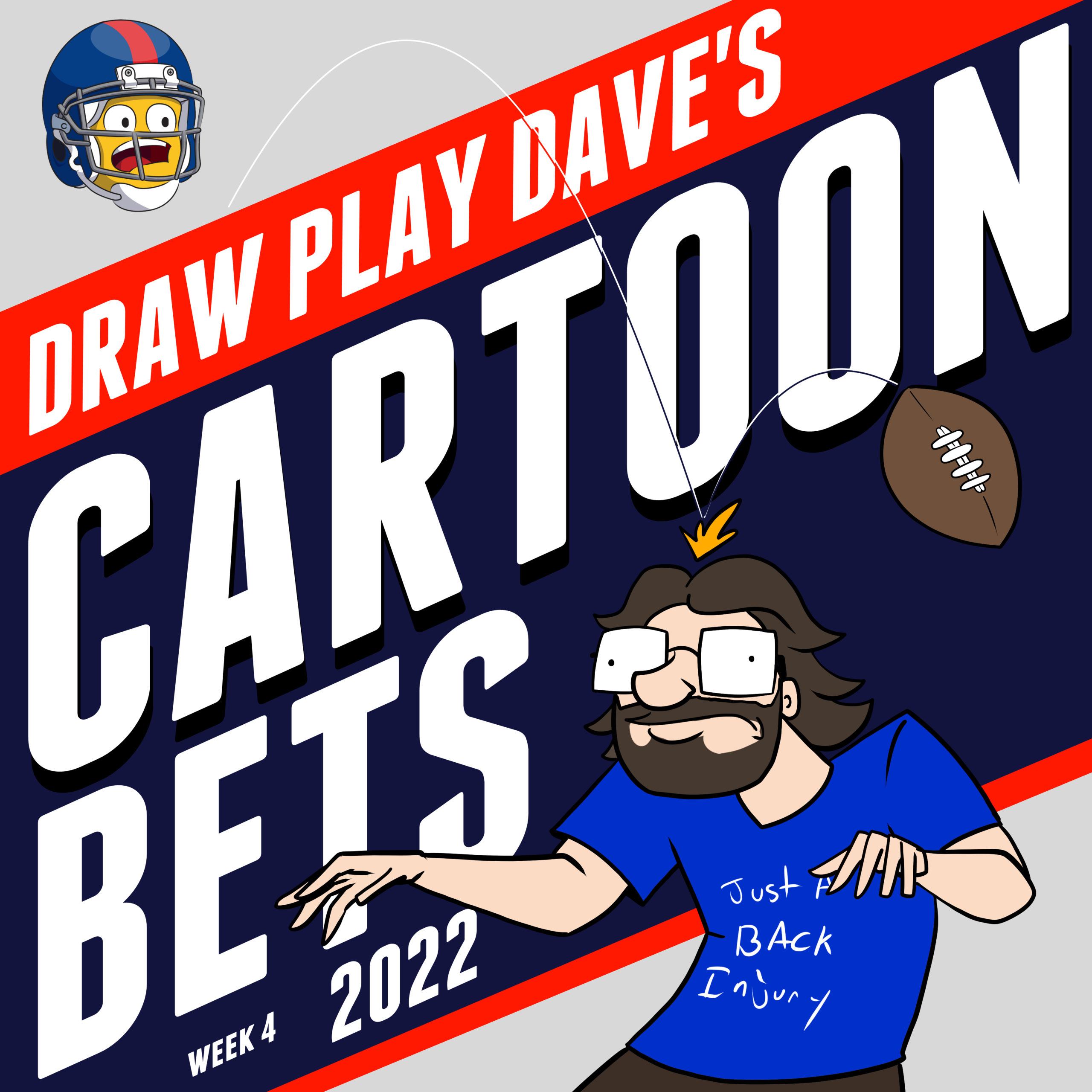 CARTOON BETS WEEK 4 – It’s Just A Back Injury