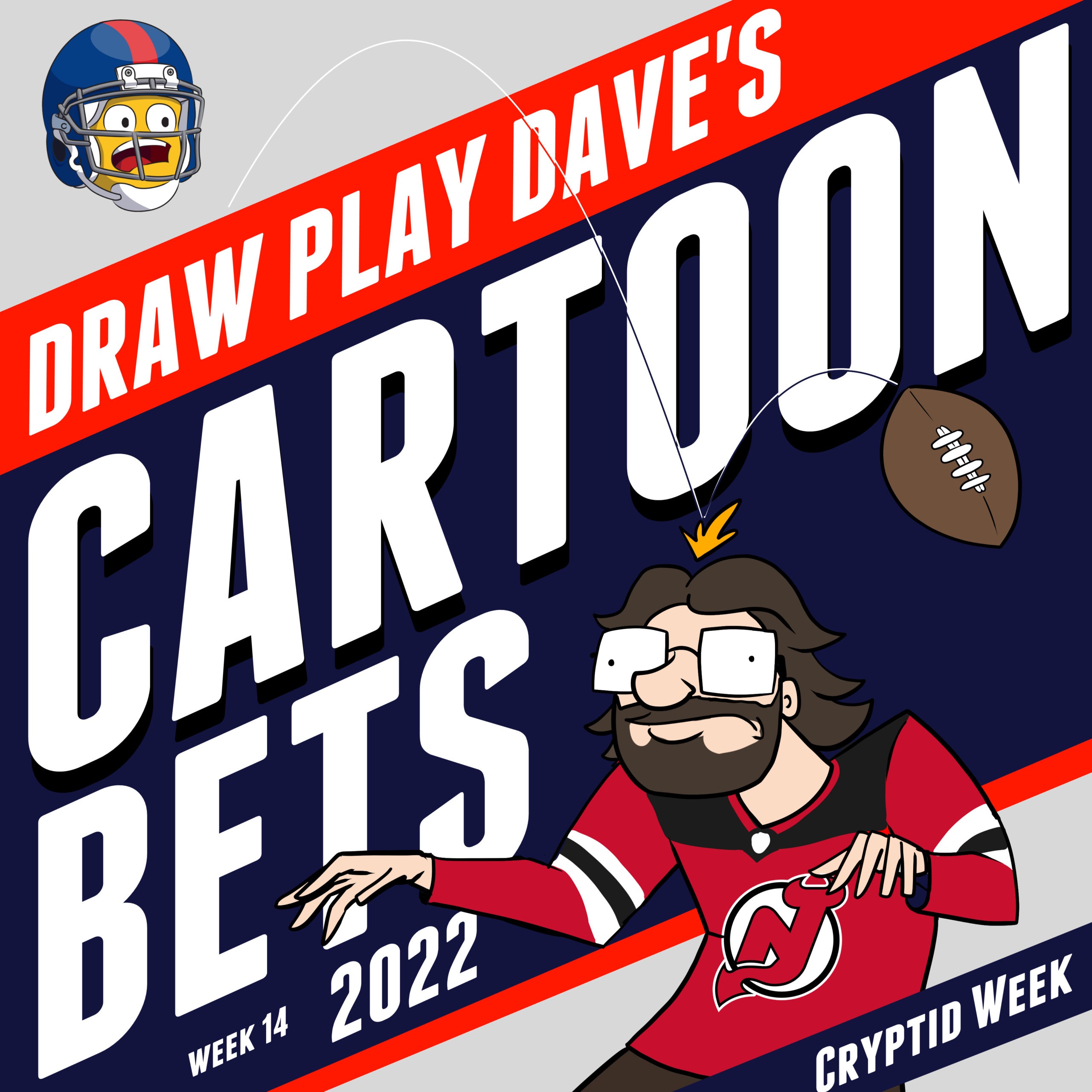 CARTOON BETS WEEK 13 – CRYPTOFOOTBALLOGIST