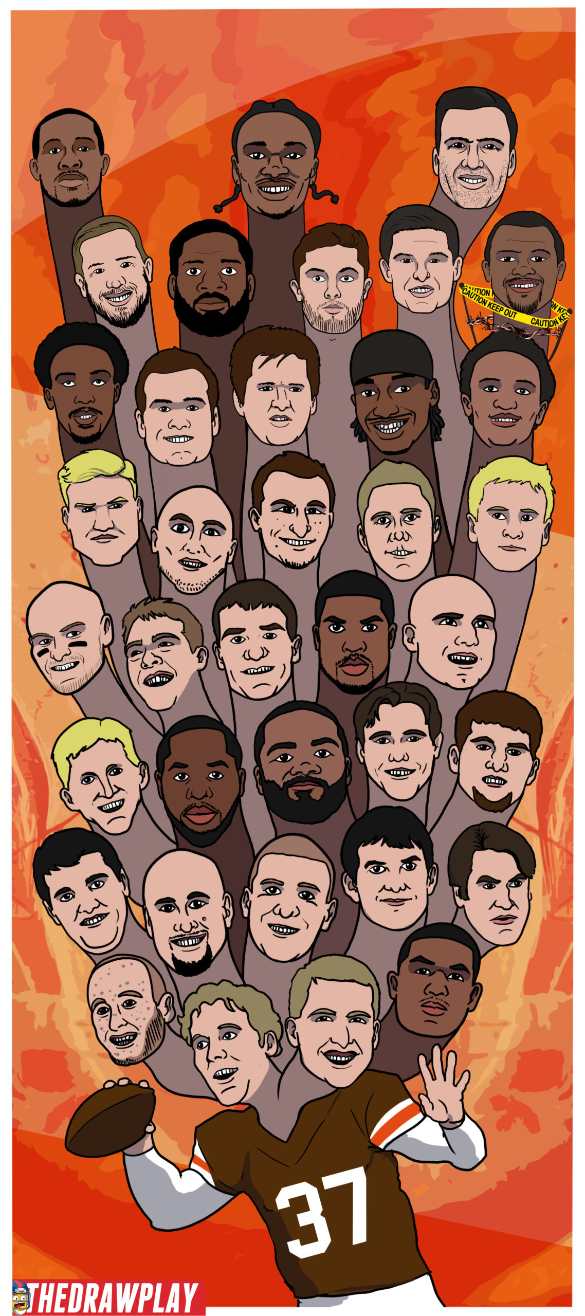 I started the Browns hydra at 24 QBs
