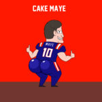 caked