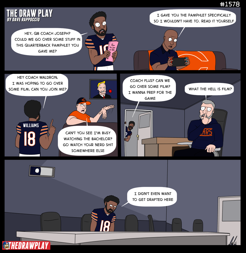 Reports indicate no one in the Bears facility had any idea what a Quarterback is
