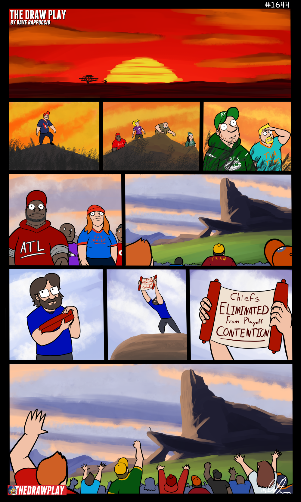 Who lives in a pineapple under the sea? The Chiefs, since they aren't in the playoffs. 