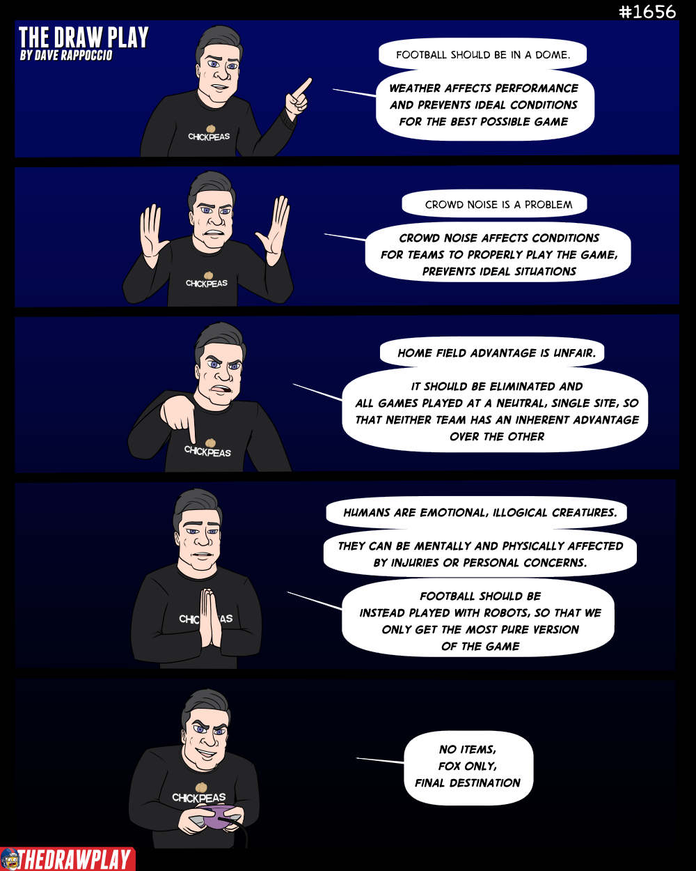 If you like boring domes so much shave your head. Do it Denny, you coward. You won’t. 