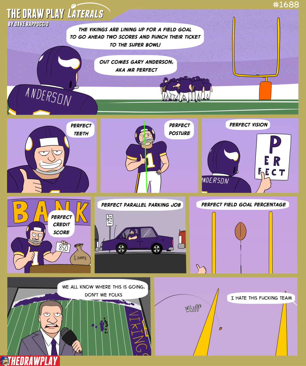 The real crime was not giving the Vikings a chance to blow it two weeks later